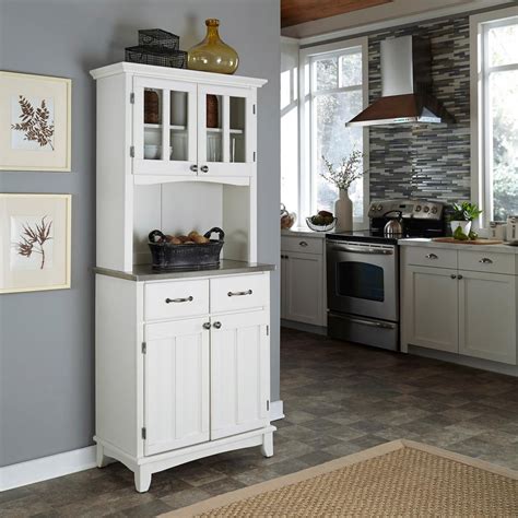 stainless steel buffet cabinet|buffet kitchen hutch with storage.